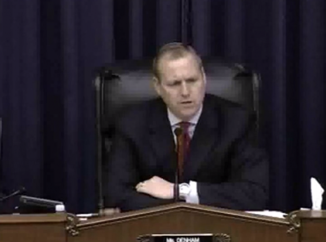 Rep. Jeff Denham at GSA Hearing