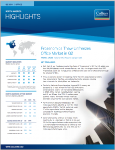 Colliers NA 2Q14 Office Report Cover